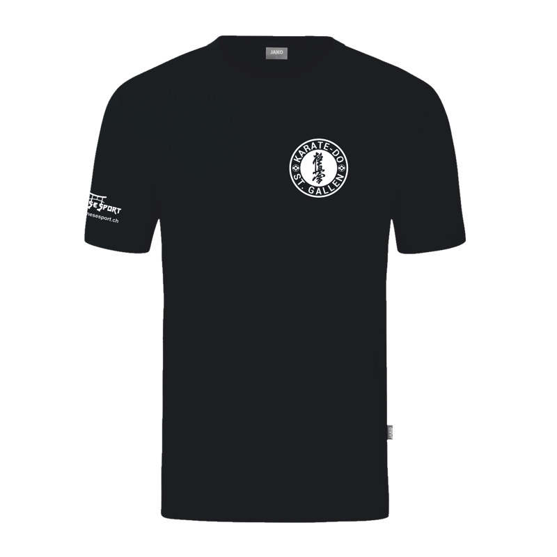 Karate Do St.Gallen Baumwoll T-Shirt mit Brust- und Rückenlogo
