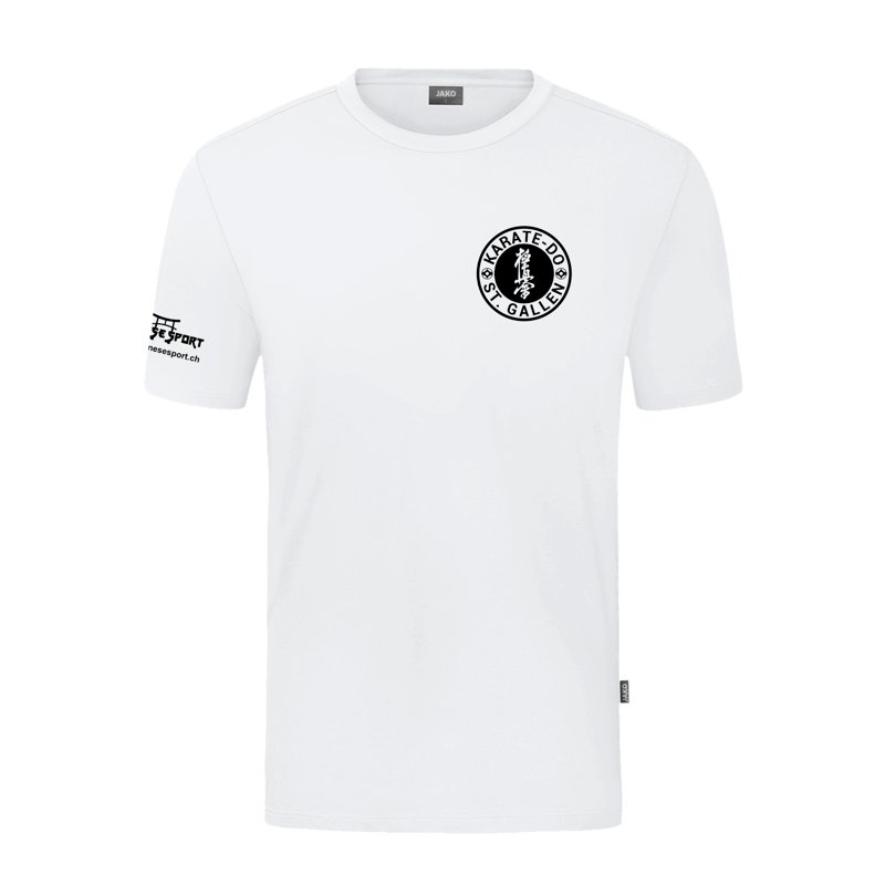 Karate Do St.Gallen Baumwoll T-Shirt mit Brust- und Rückenlogo