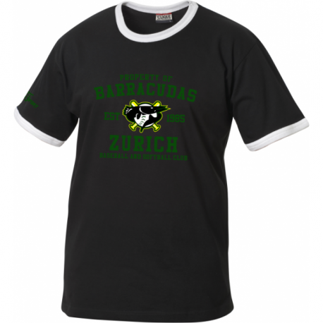 Barracudas Zürich T-Shirt mit Clublogo gr Schriftzug