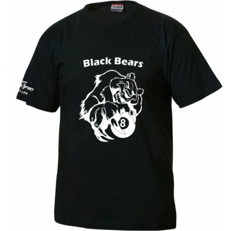Black Bears T-Shirt mit Ball und Bär