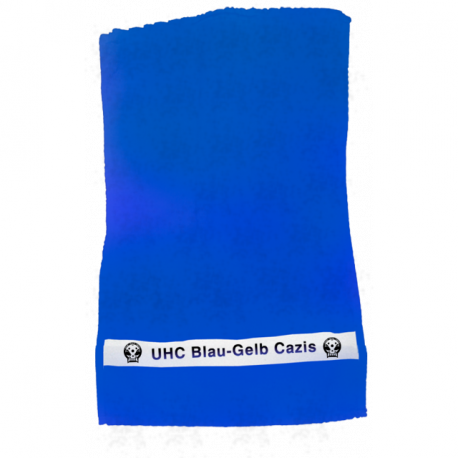 Tuch UHC Blau Gelb Cazis mit Clublogo