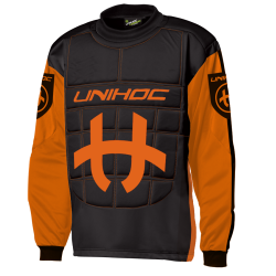 UNIHOC Goali Sweater SHIELD - orangeschwarz