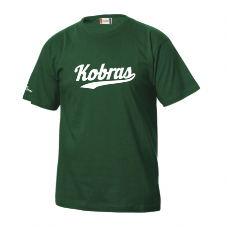 Kobra T-Shirt mit weissem Schriftzug