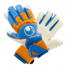 Uhlsport Absolutgrip HN Pro Junior cyan/orange/weiss