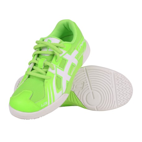 Unihoc U3 Junior Hallenschuh neon grün