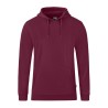 Jako Kapuzensweat organic maroon