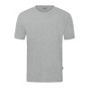 JAKO T-Shirt Stretch Organic Hellgrau Meliert