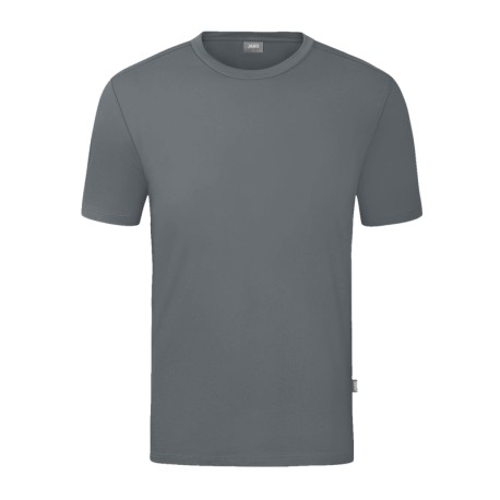 JAKO T-Shirt Stretch Organic Steingrau