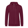 Jako Kapuzenjacke organic maroon