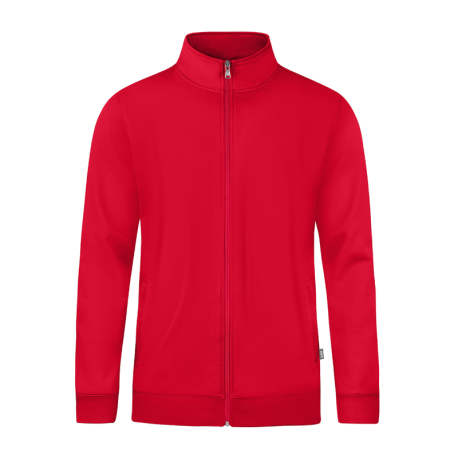 JAKO Sweatjacke Doubletex Rot