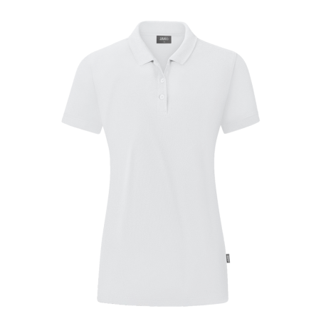JAKO Polo Stretch Organic Weiss