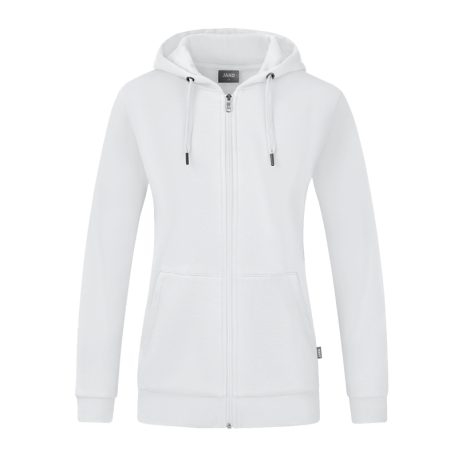 Jako Kapuzenjacke organic weiss