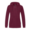 Jako Kapuzenjacke organic maroon