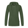 Jako Kapuzenjacke organic Oliv
