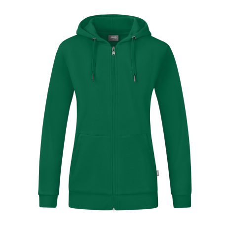 Jako Kapuzenjacke organic grün