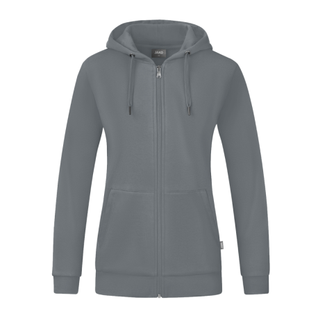 Jako Kapuzenjacke organic steingrau