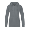 Jako Kapuzenjacke organic steingrau