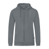 Jako Kapuzenjacke organic steingrau